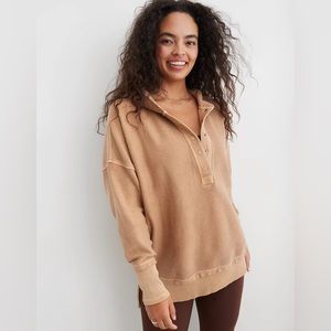 New!!! Aerie Henley hoodie